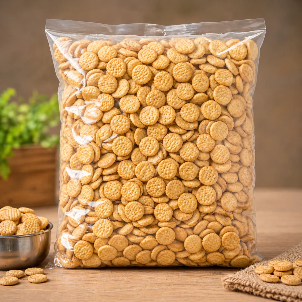 4 KG Vegetarian Dog Biscuit Pack