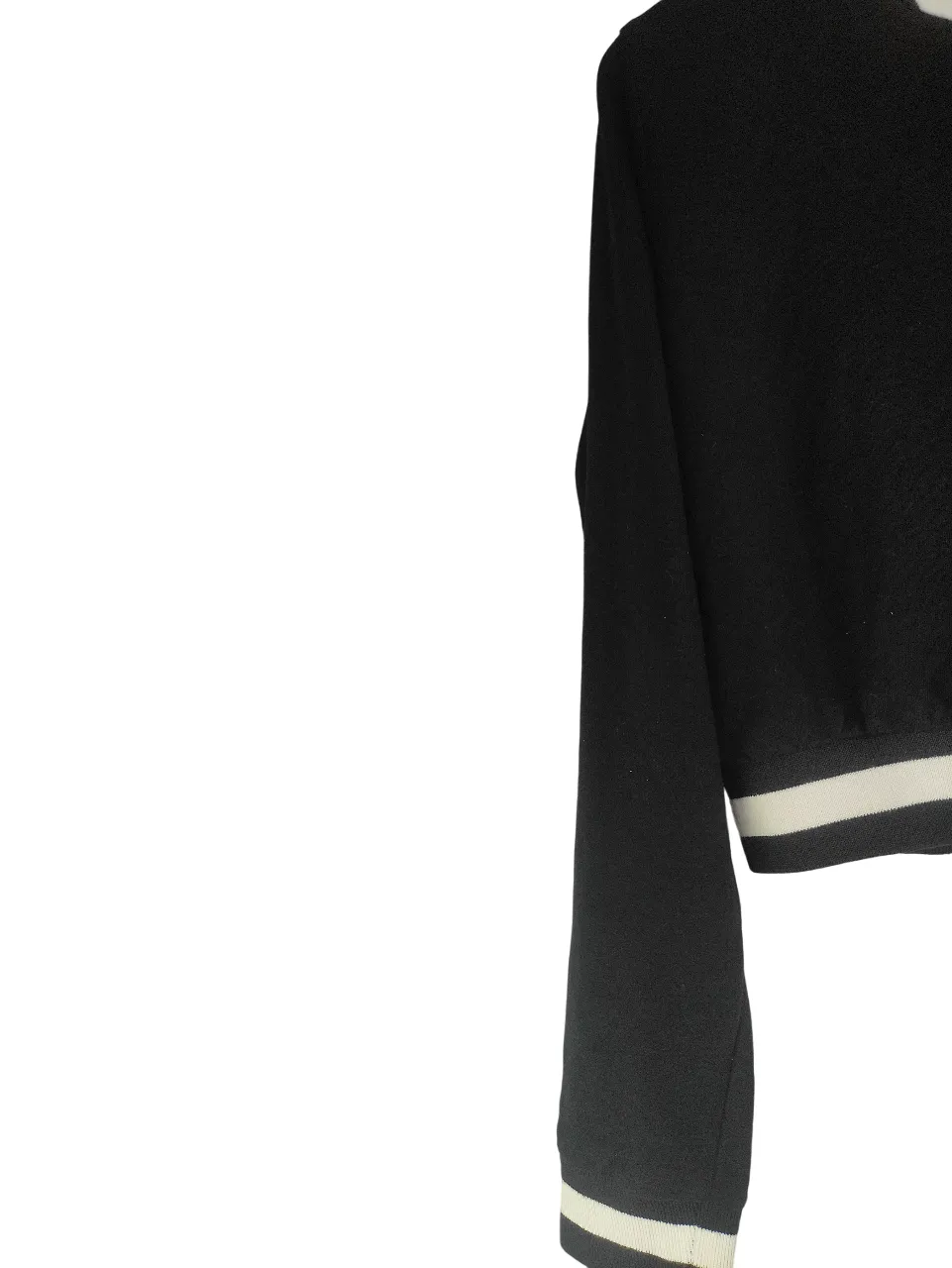 Bomber Jacket Black Cropped