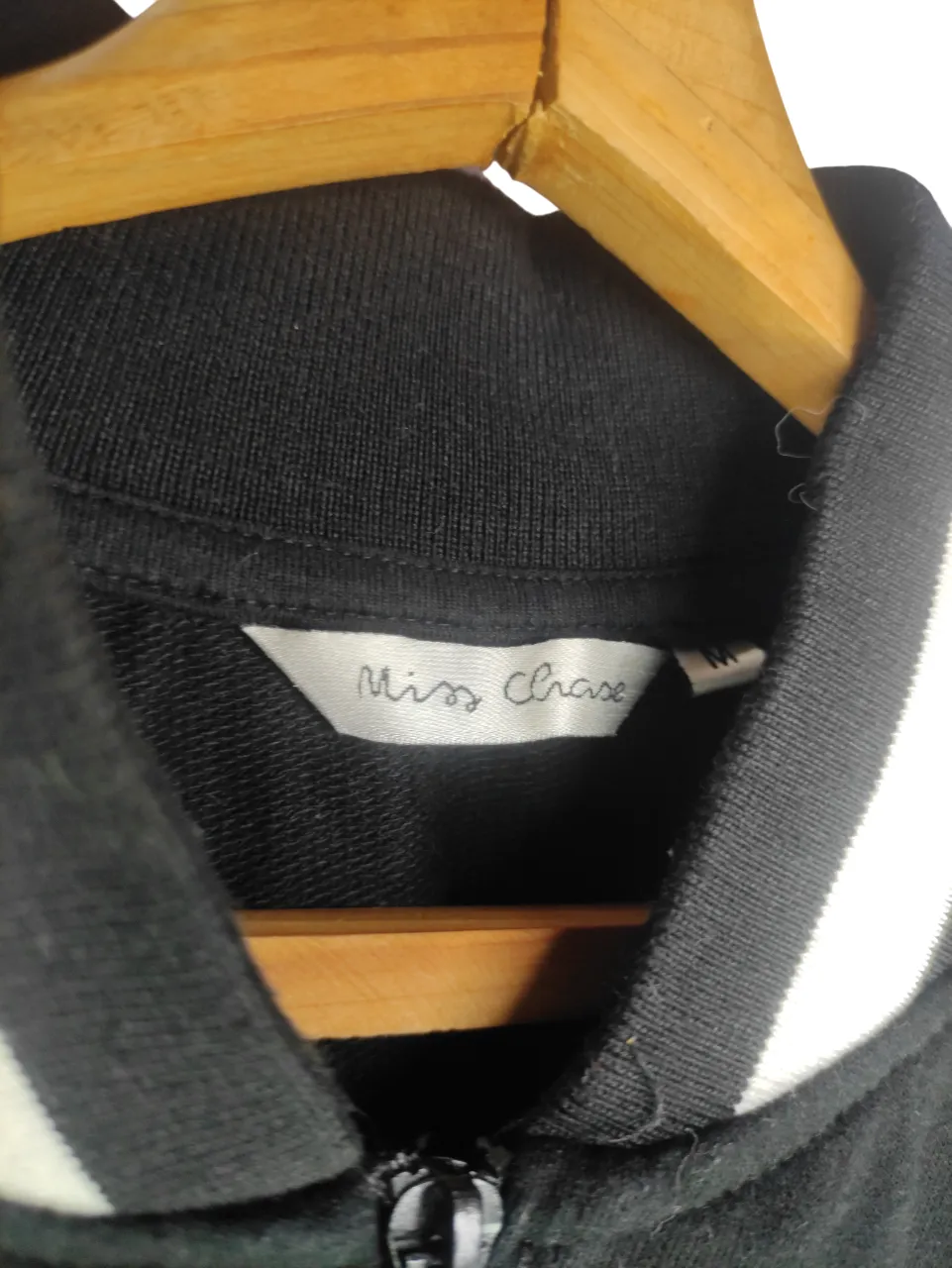 Bomber Jacket Black Cropped