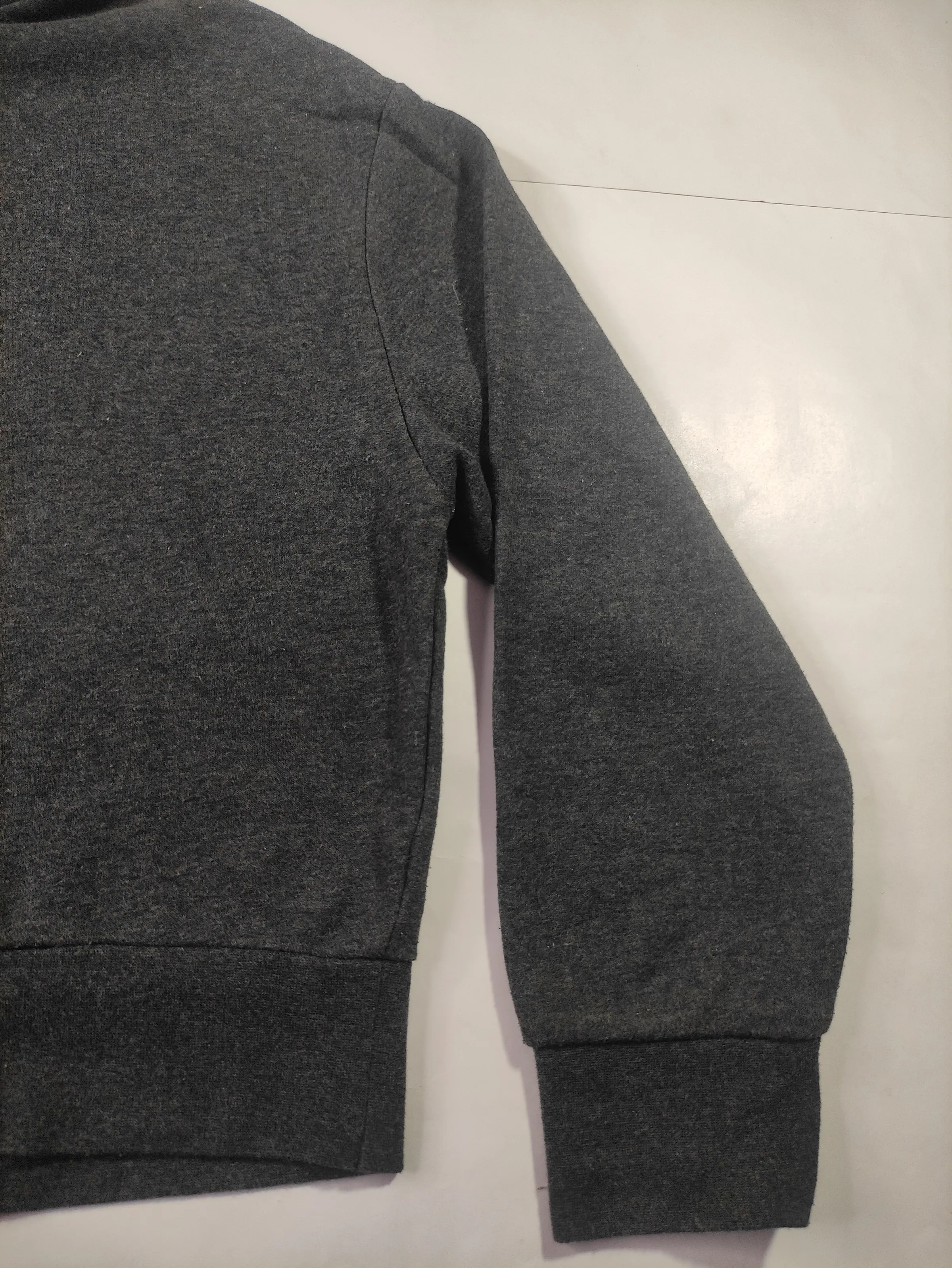 Zara Charcoal Grey High-Neck Sweatshirt
