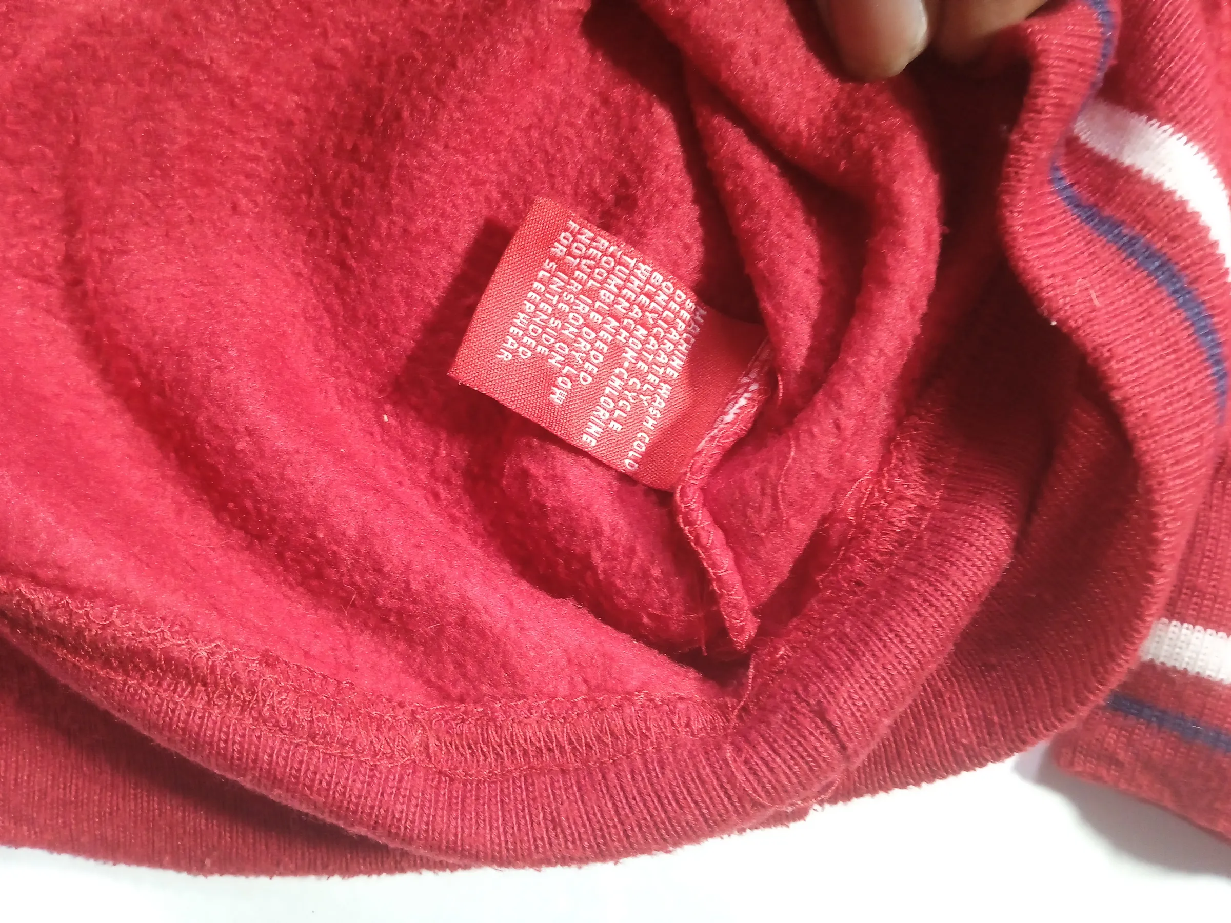 Vintage Coca-Cola Embroidered Red Fleece Sweatshirt