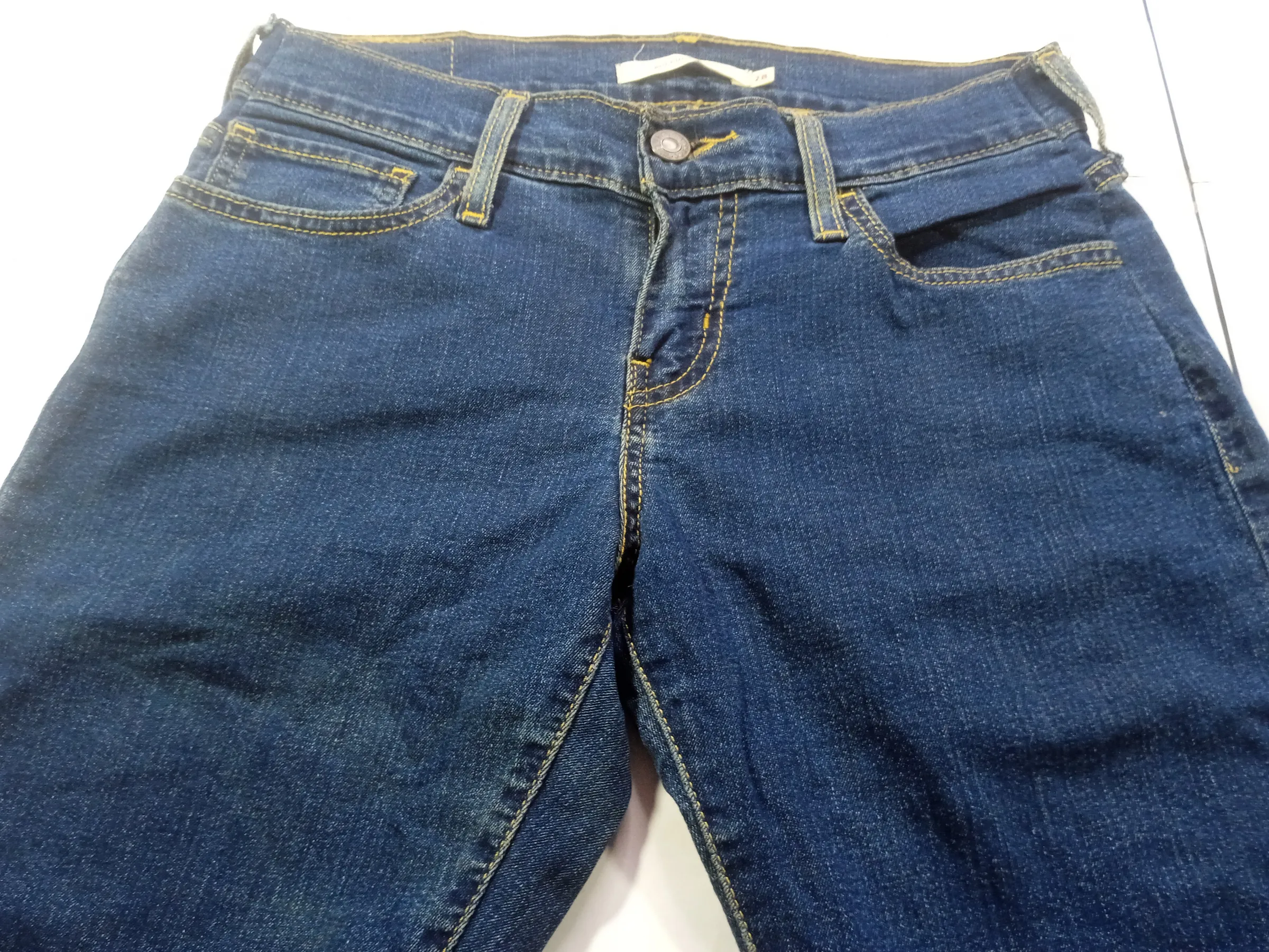 Levi's Women's 601 Pin Skinny Dark Wash Jeans