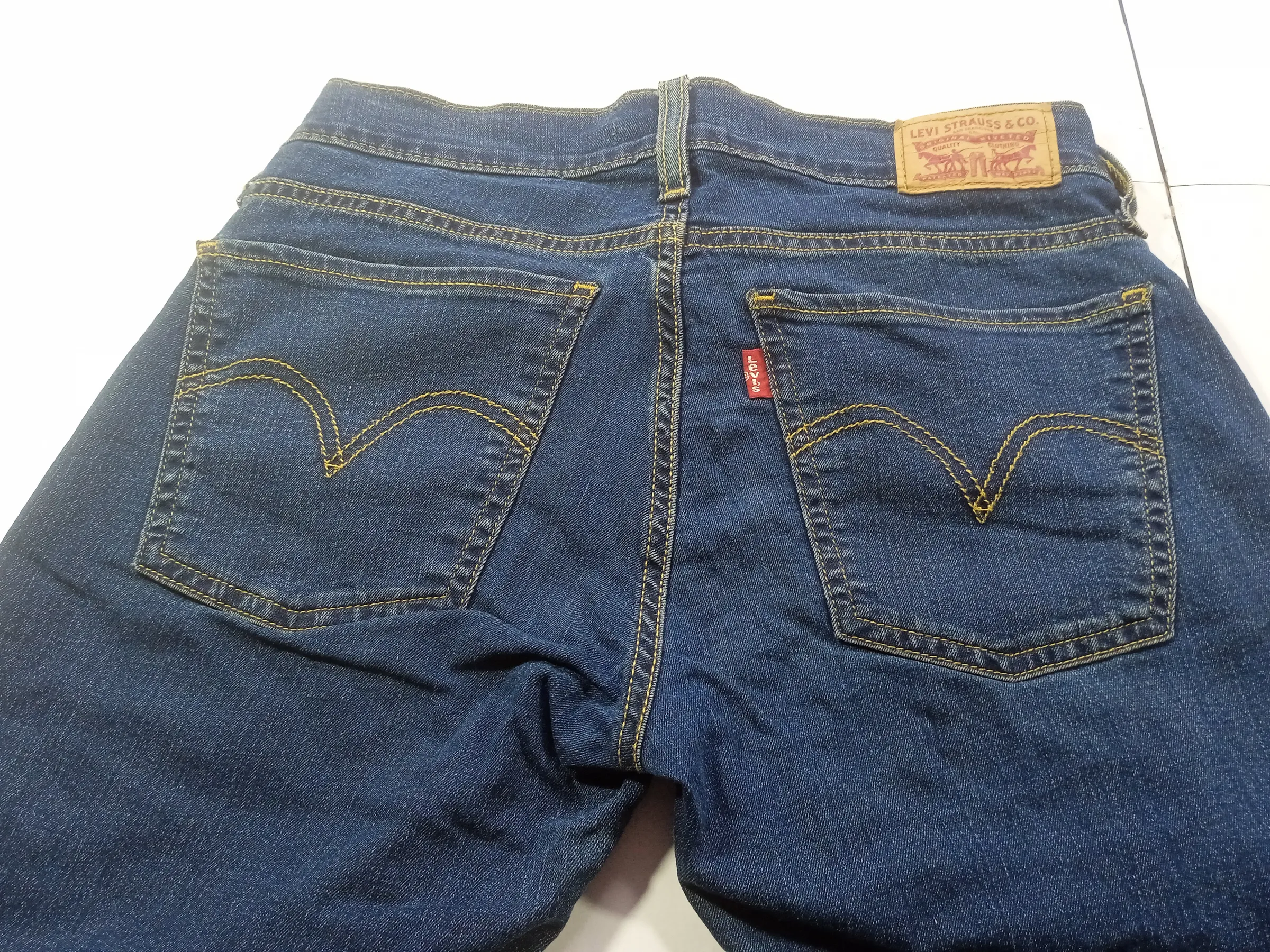 Levi's Women's 601 Pin Skinny Dark Wash Jeans
