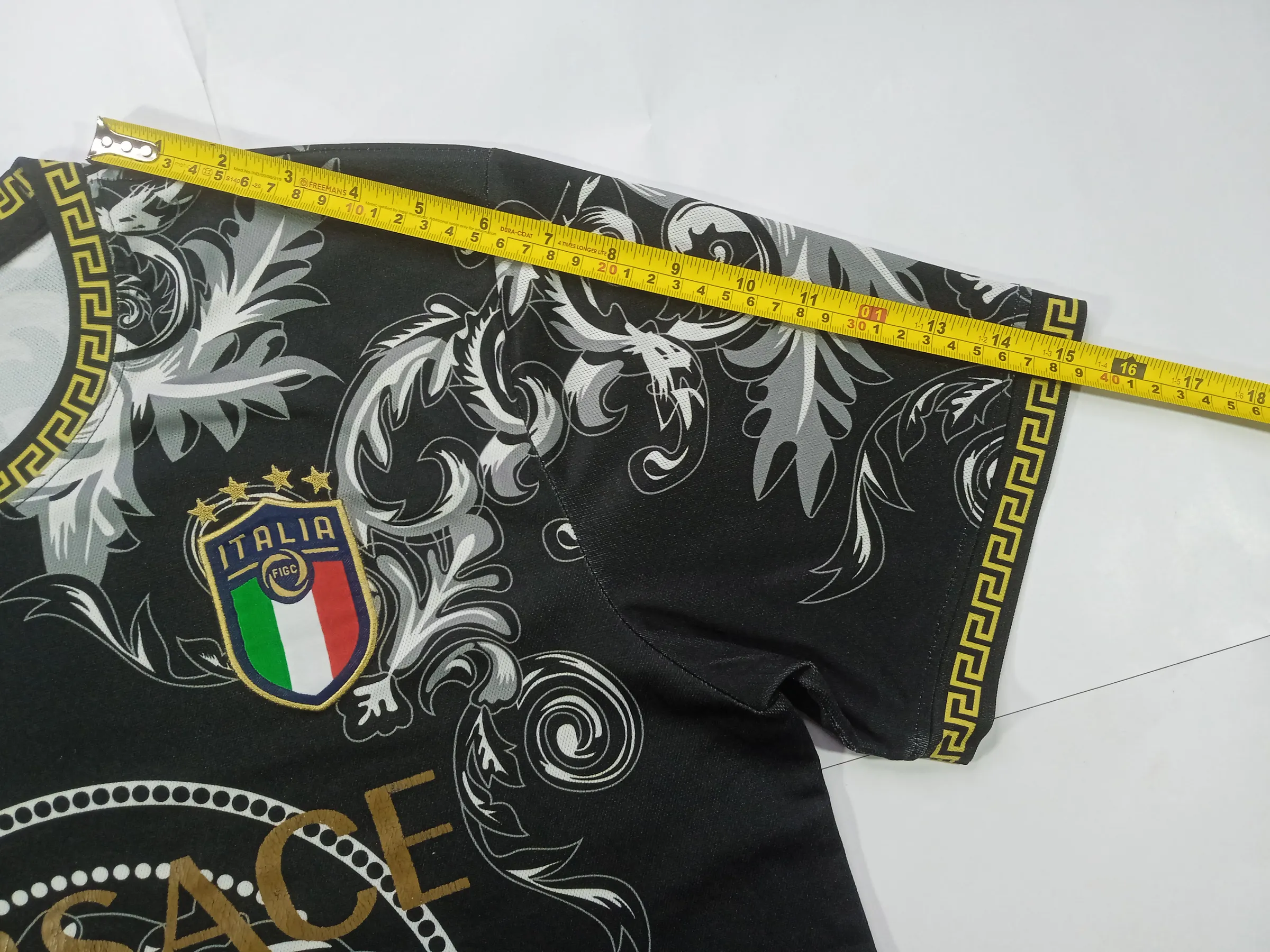 Puma x Versace Italy Special Edition Baroque Graphic T-Shirt – Black/Gold