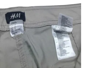 H&M Women's Beige Mid-Rise Straight Leg Cropped Chino Pants – Size EUR 40 / US 10