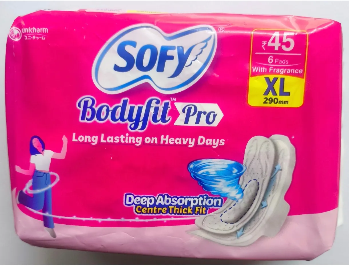 Sofy Body Fit Pro XL Sanitary Pads - 290mm (Pack of 6)