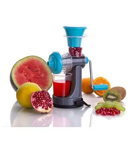 Manual Hand Crank Juicer & Fruit Extractor – Multi-Purpose Kitchen Juicing Machine