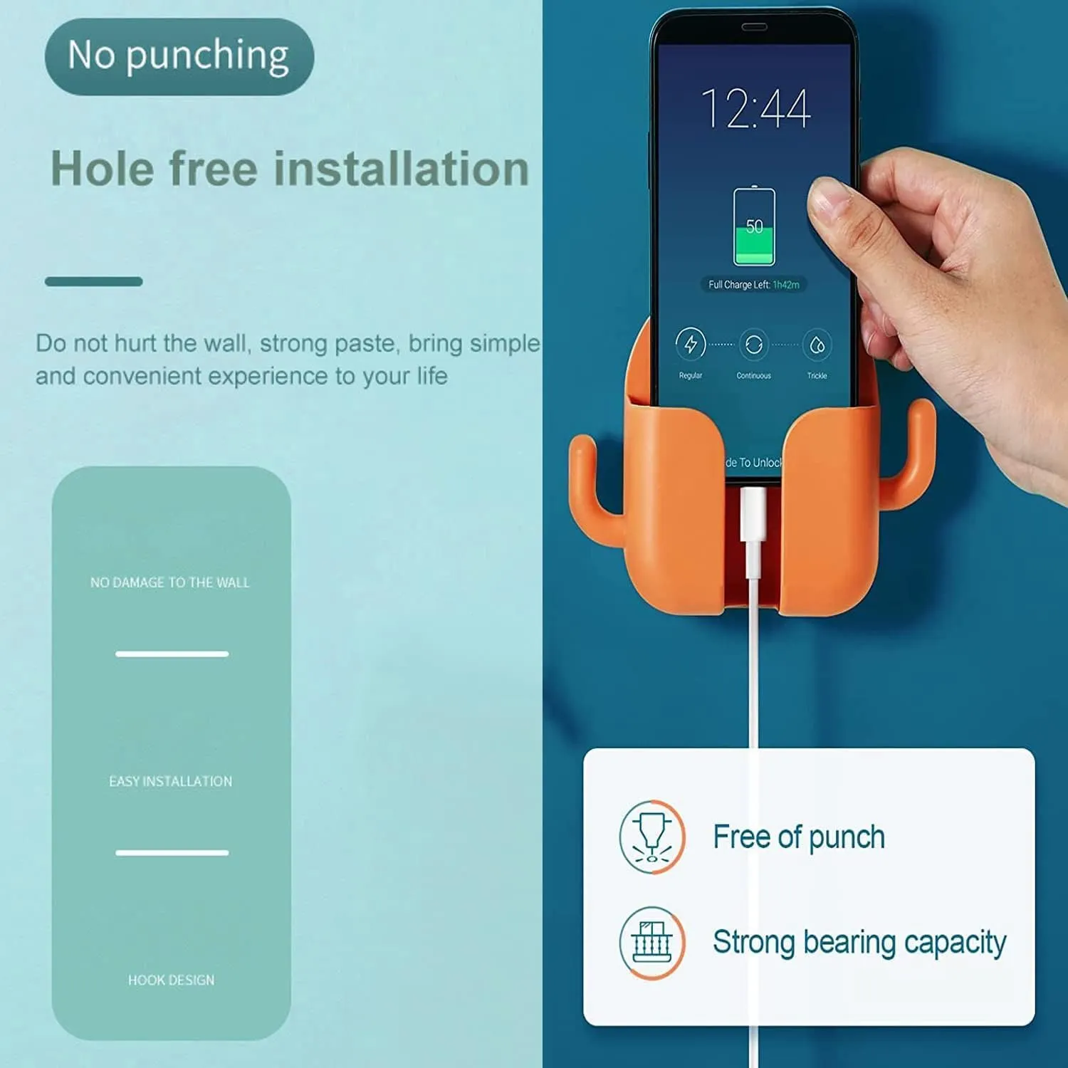 Hook wall holder