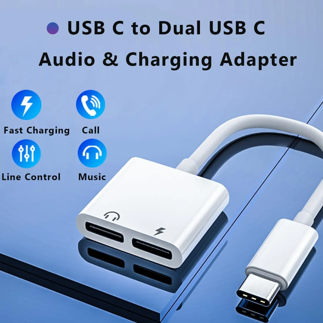 Lighting and charging connector