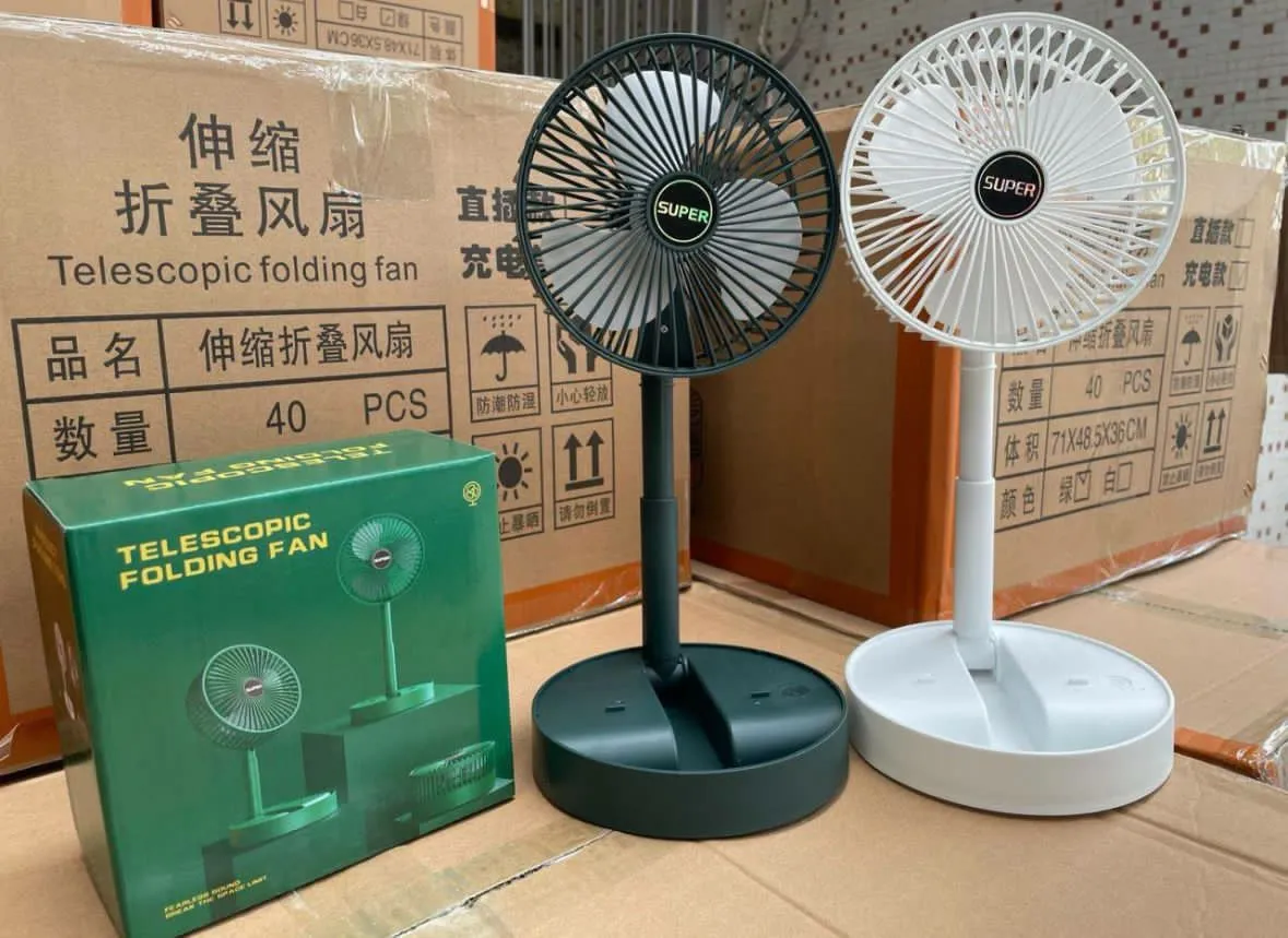 Green fan