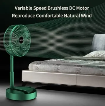 Green fan