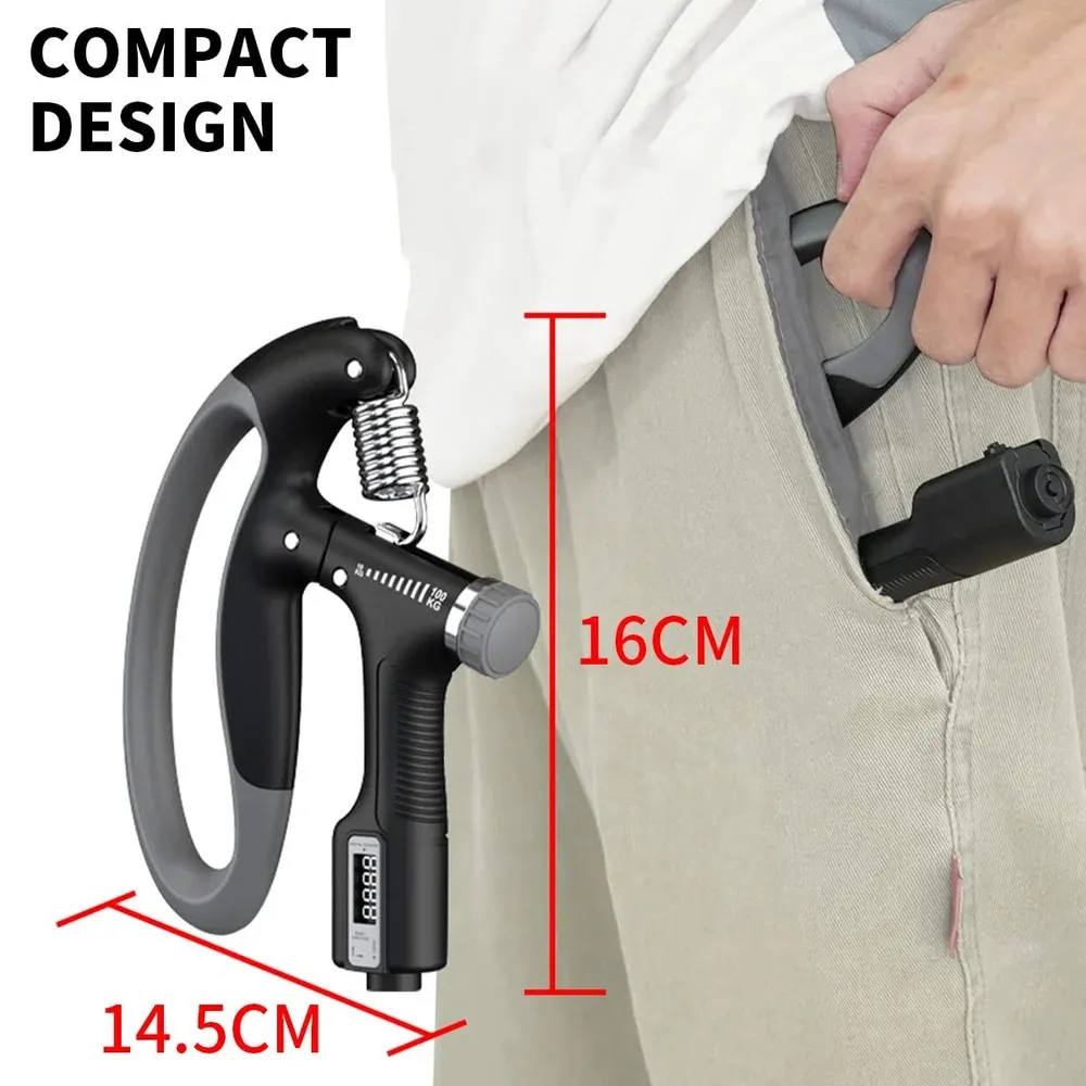 Hand Grip Strengthener with Counter